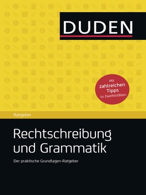 cover image of Duden Ratgeber Rechtschreibung und Grammatik.